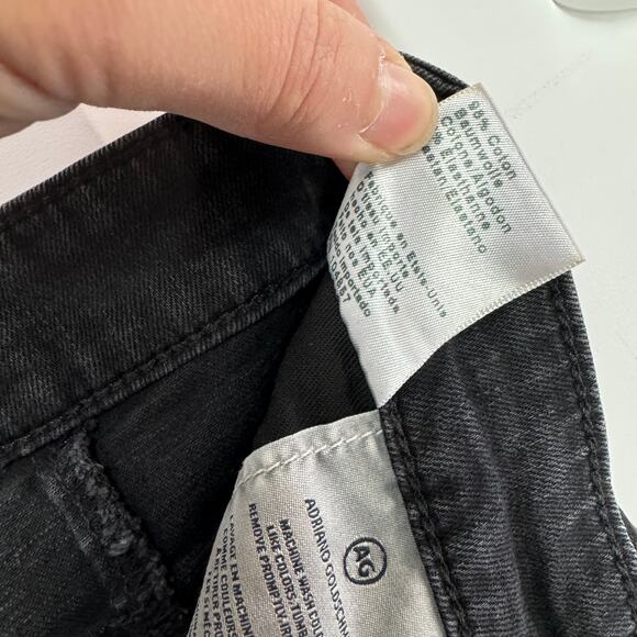 Adriano Goldschmied Jeans Womens 26 Black Farrah High Rise Skinny Ankle Denim - Picture 7 of 11